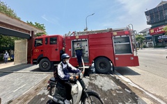 Cháy phòng thí nghiệm trường chuyên nổi tiếng Nghệ An, sơ tán nhiều học sinh
