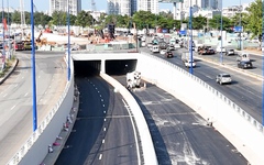 Cận cảnh hầm chui nút giao An Phú hoàn thành 99%, dự kiến thông xe vào cuối tháng 6
