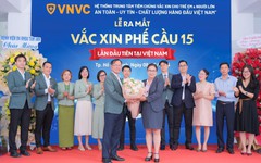 VNVC ra mắt và triển khai tiêm vắc xin phế cầu 15 tại Việt Nam
