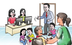 Nghỉ hè, cơ quan biến thành nhà trẻ, sếp cũng bị 'soi mói'
