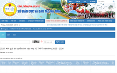 Đã có điểm thi lớp 10 tỉnh Hà Tĩnh năm 2025, lưu ý cách phúc khảo