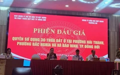 Quảng Bình tạm dừng đấu giá đất vì người tham gia trả giá quá cao