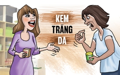 Nhìn là biết khách hàng cần kem làm trắng da