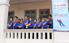 Tình nguyện viên gửi lời chúc sĩ tử, sẵn sàng ra quân Tiếp sức mùa thi