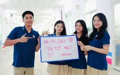 Những lời chúc may mắn tới tấp 'bay' đến thí sinh thi tốt nghiệp THPT 2025