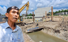 Nhiều hộ dân bức xúc vì nhà thầu lấp suối thi công cao tốc Biên Hòa - Vũng Tàu gây ngập úng