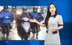 Thời tiết đêm 8 ngày 9-6: Bắc Bộ ngày nắng, chiều mưa; Nam Bộ mưa to