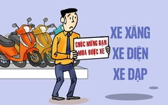 Thanh niên không cần bốc thăm mua xe xăng