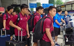 Tuyển U23 Việt Nam đã đến Indonesia