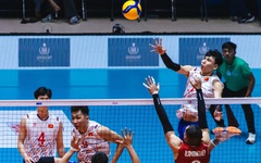 Bóng chuyền nam Việt Nam - Thái Lan (set 1): Việt Nam bỏ xa Thái Lan