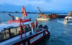 Vụ lật tàu du lịch ở vịnh Hạ Long: cứu được 10 người, có bạn nhỏ 14 tuổi