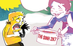Thí sinh 2k7 chưa hết công chuyện với chè đậu đỏ