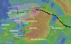 Tin bão số 3 chiều 20-7: giật cấp 15, tiến gần Quảng Ninh - Hải Phòng