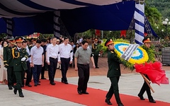 Thủ tướng Phạm Minh Chính dự lễ cải táng hài cốt liệt sĩ quân tình nguyện