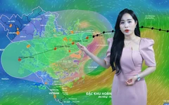 Thời tiết đêm 21 ngày 22-7: Bão số 3 cấp độ rủi ro thiên tai cấp 3; Bắc Bộ và Bắc Trung Bộ mưa rất to