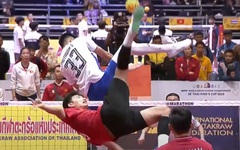 Đánh bại Thái Lan, tuyển cầu mây Việt Nam vào chung kết giải thế giới