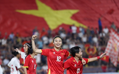 Bích Thùy lập cú đúp, tuyển bóng đá nữ Việt Nam thắng Guam 4-0, dự vòng chung kết ASIAN Cup 2026