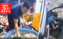Bản tin 30s nóng: Bắp chuối cũng bị ngâm hóa chất; Tạm giữ người rút súng dọa tài xế