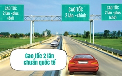 Cao tốc 2 làn... chuẩn quốc tế