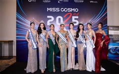 Miss Cosmo 2025 mang màu sắc lễ hội, thí sinh thi pickleball