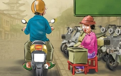Địa phận của xe xăng đến đây là hết!