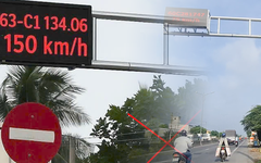 Lan truyền hình ảnh bảng điện tử xe chạy tốc độ 150km/h, thực hư ra sao?