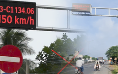 Lan truyền hình ảnh bảng điện tử xe chạy tốc độ 150km/h, thực hư ra sao?