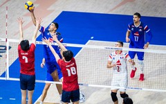 Tuyển bóng chuyền nam Hàn Quốc không thể tạo bất ngờ trước Pháp