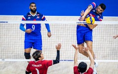 Tuyển bóng chuyền nam Phần Lan đánh bại Pháp sau 5 set đấu