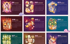 Người trẻ kể chuyện văn hóa qua bộ lịch năm mới