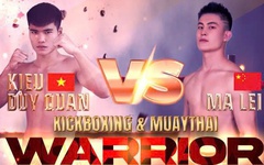 Võ sĩ bất bại Kiều Duy Quân tranh đai với cao thủ Trung Quốc
