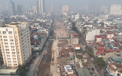 Đường vành đai 1 Hà Nội thông tuyến kỹ thuật đúng thời hạn