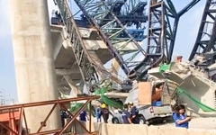 Lại sập cần cẩu xây dựng đường cao tốc, 2 người thiệt mạng ở Thái Lan