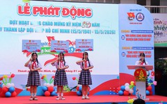 Thiếu nhi TP.HCM hăng hái hưởng ứng 135 ngày thi đua chào mừng 85 năm Ngày thành lập Đội