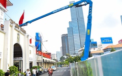 'Thay áo mới' cho chợ Bến Thành và nhiều tuyến đường trung tâm trước Tết