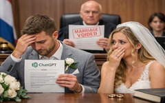 Bị tuyên hủy hôn do lời thề cưới viết bằng AI