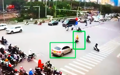 Camera AI kích hoạt cho xe di chuyển đèn xanh, cảnh sát kịp thời hỗ trợ sản phụ đến bệnh viện