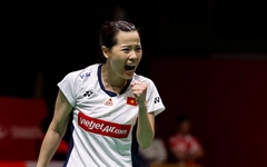 Tay vợt Thùy Linh sở hữu lực đập ấn tượng, gây bất ngờ ở giải cầu lông Indonesia