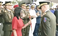 Video quân đội tuyên thệ trung thành với Tổng thống lâm thời Venezuela