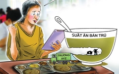 Suất ăn bán trú vừa 'thiếu' vừa 'yếu'