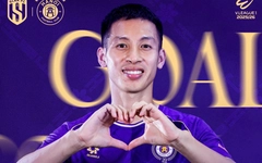 Đỗ Hùng Dũng lãnh thẻ đỏ từ trọng tài Ngô Duy Lân