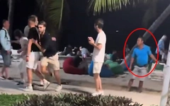 Xác minh clip nhóm thanh niên cầm xẻng dọa đánh du khách ở bãi biển Nha Trang