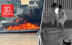 Bản tin 30s Nóng: Phóng hỏa bằng xăng, một đôi nam nữ tử vong; Cháy tàu du lịch trên sông Sài Gòn