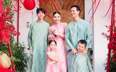 Sao Việt rộn ràng đón Tết: Dát hoa kín biệt thự, khoe sắc áo dài