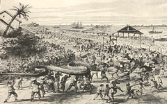 Múa lân sư rồng ở Sài Gòn cách đây một thế kỷ từng xuất hiện trên báo Pháp