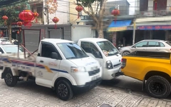 Vụ đưa ô tô khóa đầu, đuôi xe tải đậu chắn cửa hàng cận Tết: Công an vào cuộc xử lý