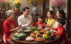 Giải ô chữ đón Xuân Bính Ngọ: Tết sum vầy