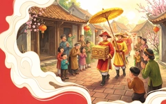 Thú vị Tết Việt ngày xưa, dịp hiếm người dân có thể gặp Vua