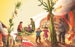 Câu chuyện cây nêu