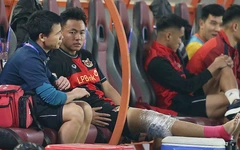 Tuyển thủ Nguyễn Thái Sơn đứt dây chằng đầu gối